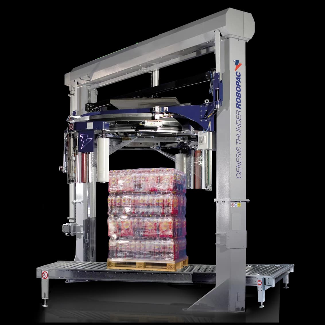 Envolvedora completamente automática de anillo rotativo de alta velocidad con 2 carros.