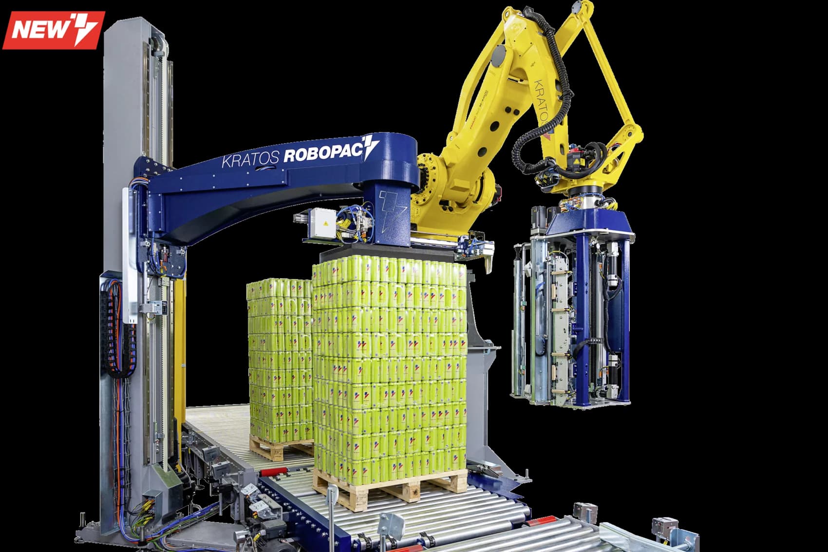 Envolvedora robótica completamente automática.